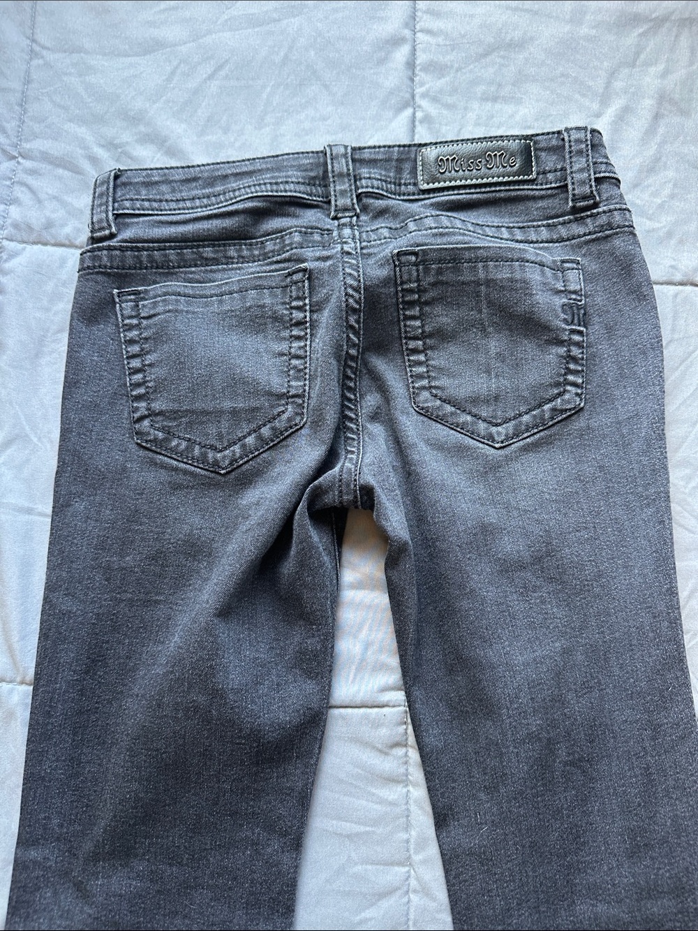 Miss Me Black Flared Jeans - Wide Leg - Picture 3 of 7